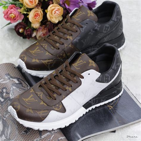 louis vuitton run away shoes|Louis Vuitton black monogram sneakers.